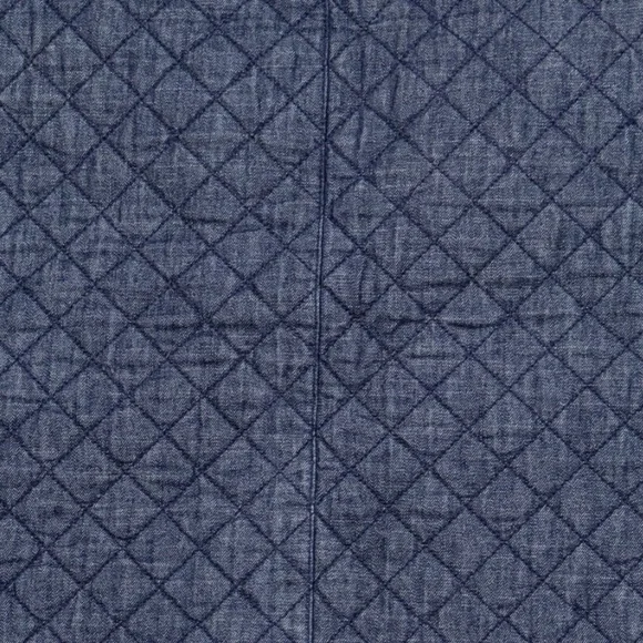 Brooks Brothers Denim Quilted Skirt 10 - Picture 9 of 9
